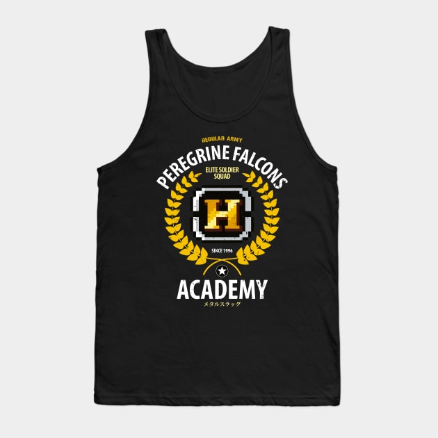 Peregrine Falcons - Heavymachinegun Tank Top by KinkajouDesign